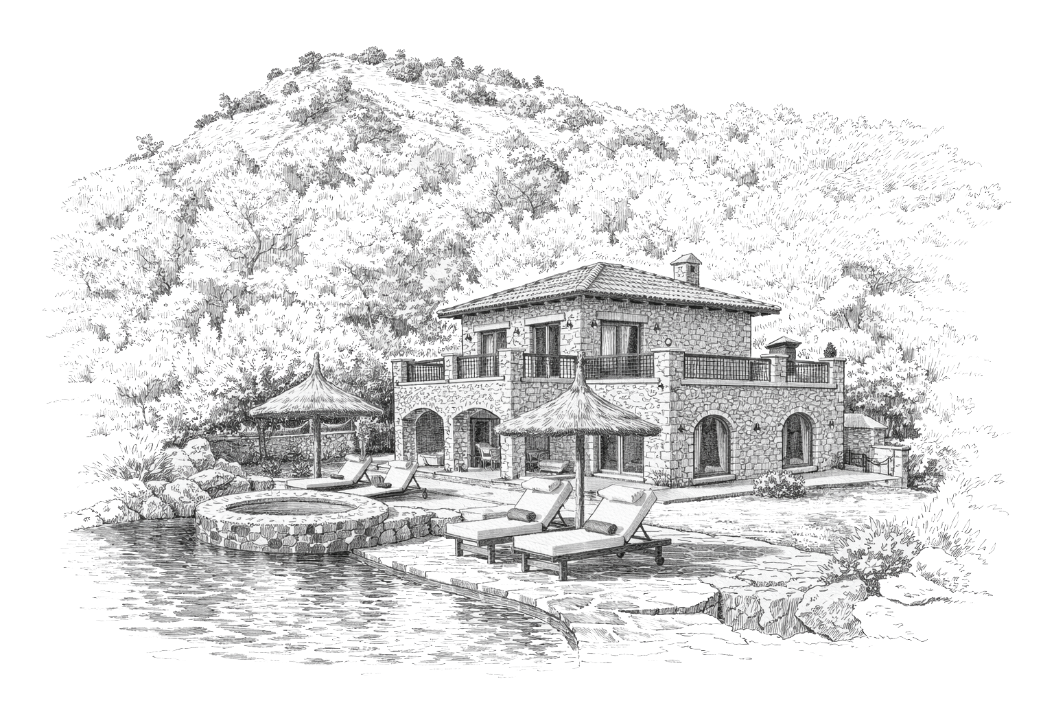 Gökçe Gemile Villa Elmalı