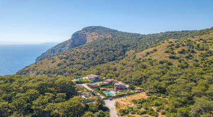 Aerial view of Gökçe Gemile
