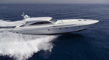 Luxury high-speed yacht transfer service on the Mediterranean