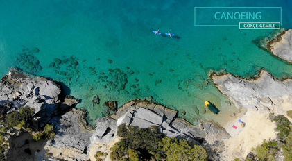 Canoeing & SUP at Gökçe Gemile