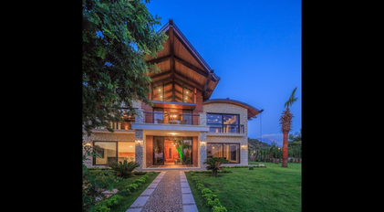  Interior & Exterior Views of a Private Island-Style Villa Estate in Turkey