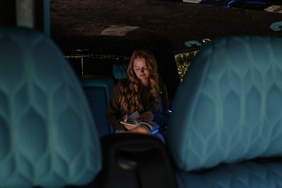 Relaxing private transfer interior experience at Gokce Gemile