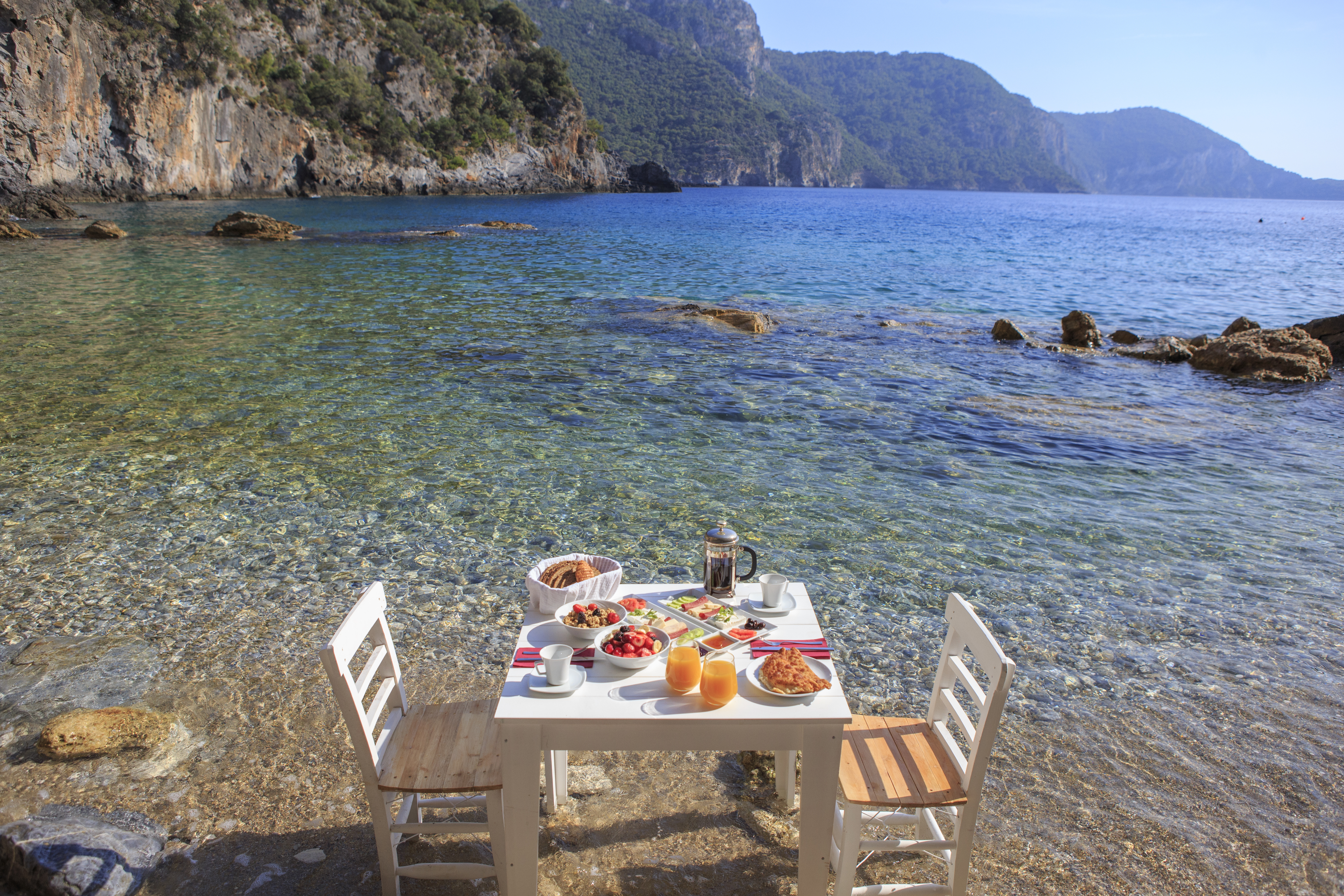 Dining at Gökçe Gemile
